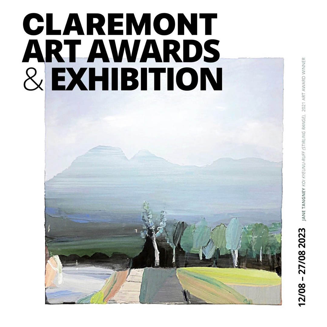 Town of Claremont Art Awards 2023 Flyer